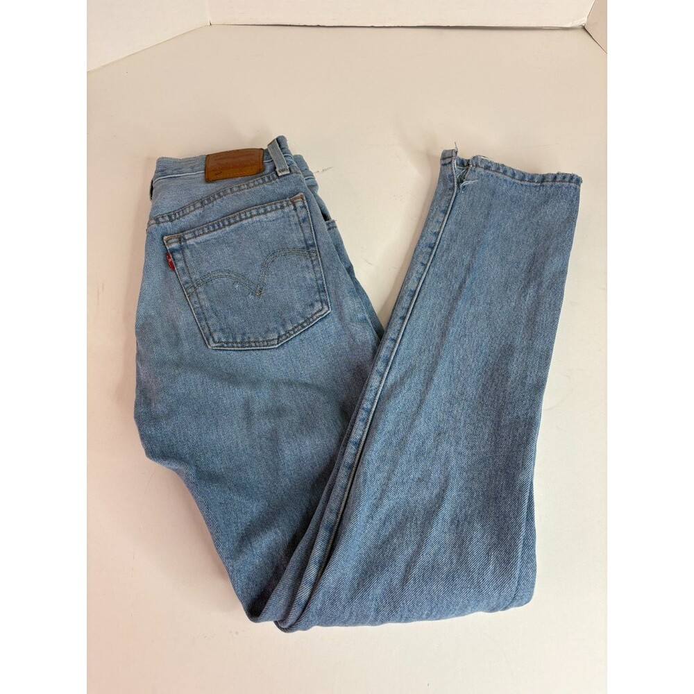 Vintage LEVI'S "Big E" 501 Blue Jeans, 25 X 30, 5 Button Design, Distressed